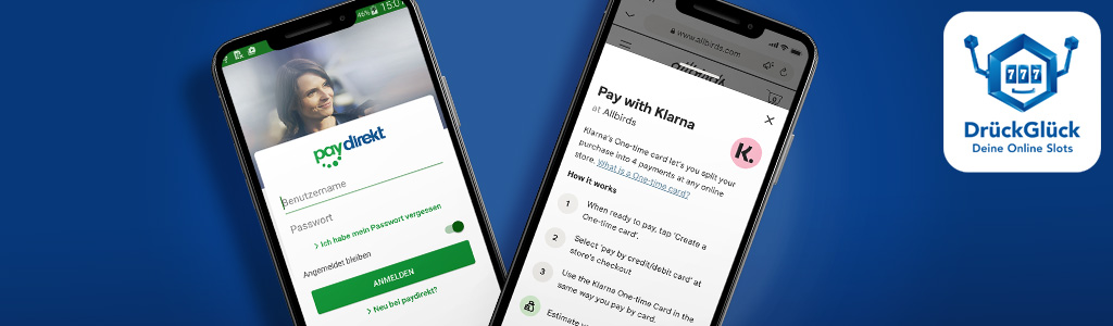 Die Apps von Klarna und Giropay Paydirekt